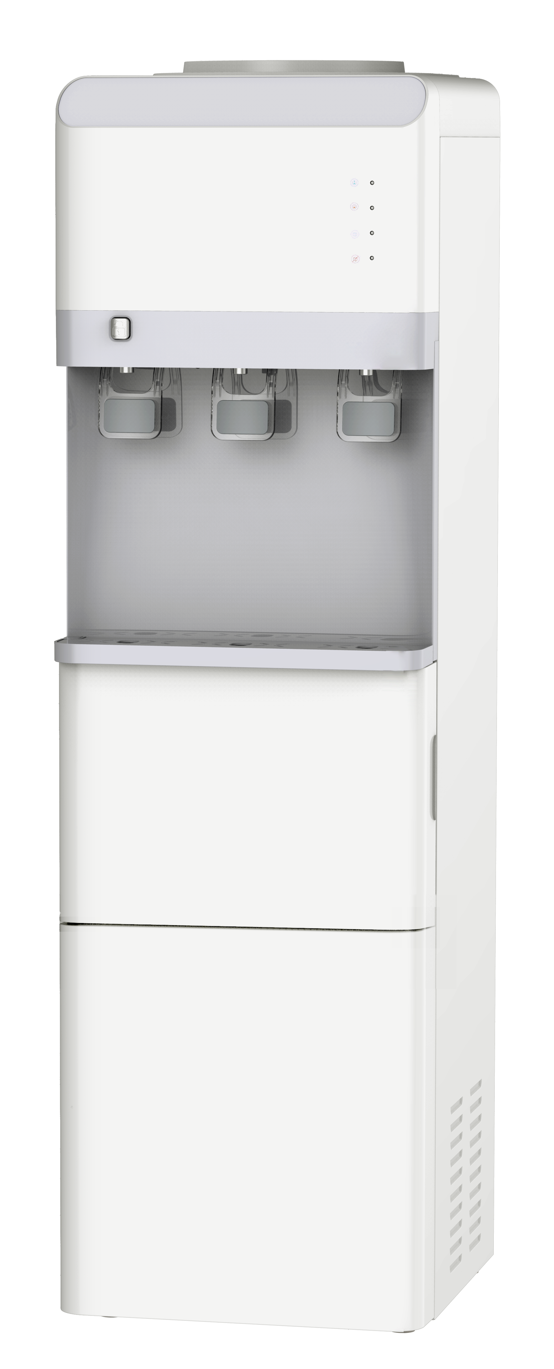 SH-582 براد ماء 3 حنفيات كبير صانعة ثلج لون ابيض