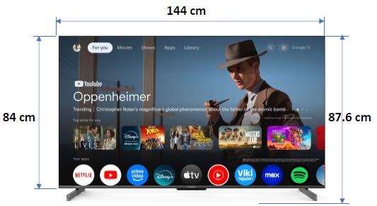 SH65SQ10SGTV 144hz Wall Paper Mini QLED